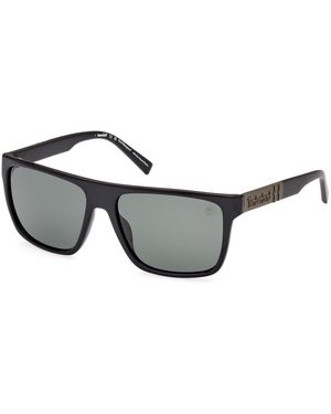 Timberland Tb00005 01R Sunglasses Injected Squared Polarized - Black