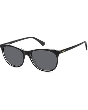Polaroid Pld 4161/S 7C5/M9 Sunglasses Polycarbonate Cat Eye Polarized - Black