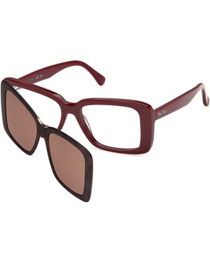 Max Mara Mm5266 69 Optical Frames Acetate Squared Normal - Black