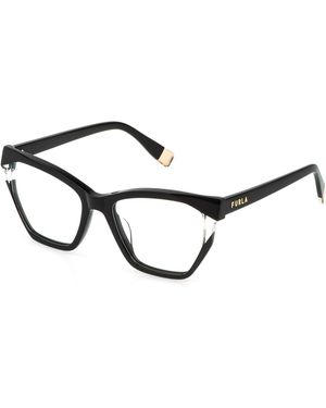 Furla Vfu868V 700Y Optical Frames Acetate Geometric - Black