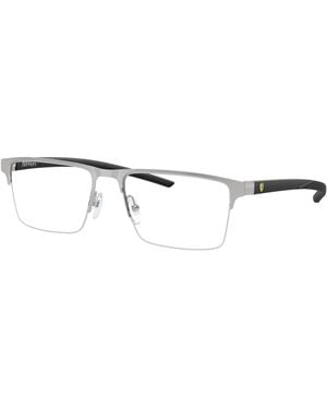 FERRARI SCUDERIA Fz7001 107 Optical Frames Metal Pillow Normal - Black