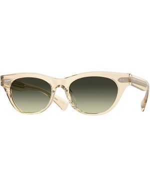 Oliver Peoples Ov5541Su Avelin 1094Bh Sunglasses Acetate G15 Butterfly Normal - Black