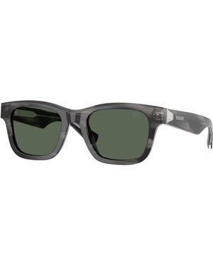 Burberry Be4504 425482 Sunglasses Acetate Squared Normal - Black