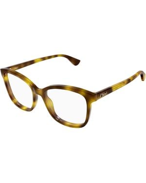 Chloé Ch0393O 002 Optical Frames Acetate Transparent Cat Eye - Black