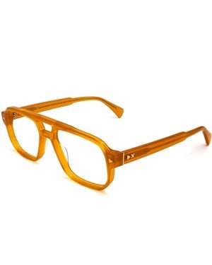 Xlab Cartagena Optical Frames Acetate Squared Demos - Orange