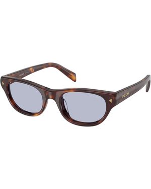 Prada Pr C08S 15W30X Sunglasses Acetate Cat Eye Normal - Black