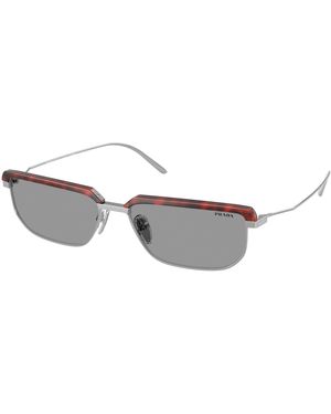 Prada Pr D64S 20Q50Q Sunglasses Metal Geometric Normal - Black