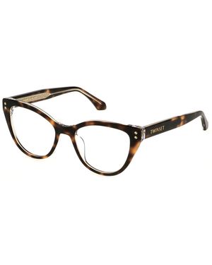 Twinset Vtw033 09W2 Optical Frames Acetate Butterfly - Black