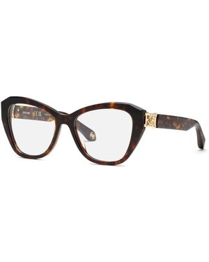 Roberto Cavalli Vrc099 01Ay Optical Frames Acetate Geometric - Black