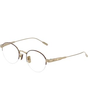 Moncler Me1016Td 1026 Optical Frames Titanium Transparent Round Normal - Black