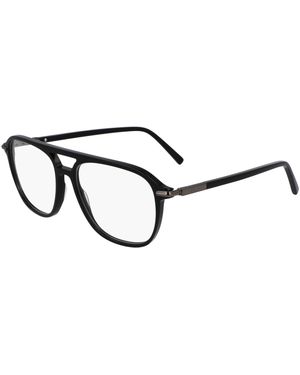 Ferragamo Sf3006 001 Optical Frames Acetate Squared Normal - Black