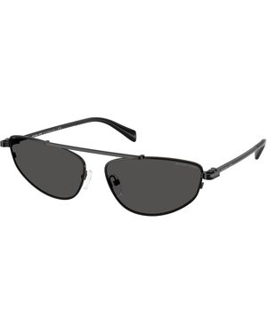 Michael Kors Mk1164 Buenos Aires 100587 Sunglasses Metal Geometric Normal - Black
