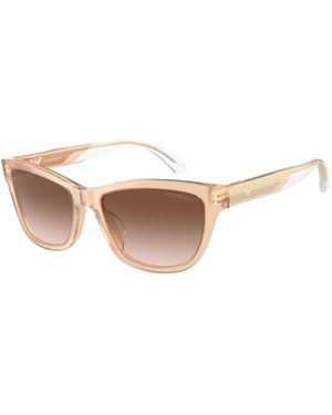Emporio Armani Ea4227U 609813 Sunglasses Acetate Cat Eye Normal Shaded - Black