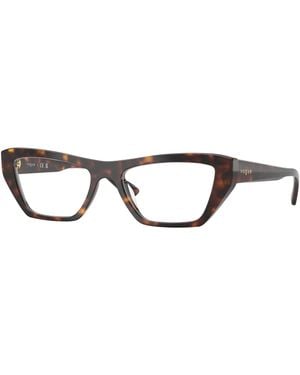 Vogue Eyewear Vo5701U W656 Optical Frames Acetate Transparent Cat Eye Normal - Black
