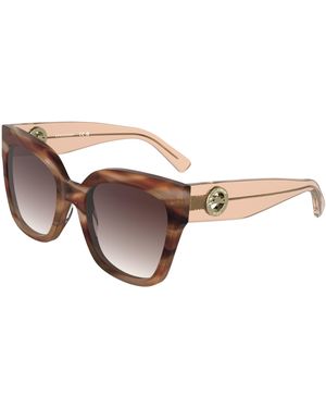 Longchamp Lo717S 848 Sunglasses Acetate Squared Normal Nuanced - Black
