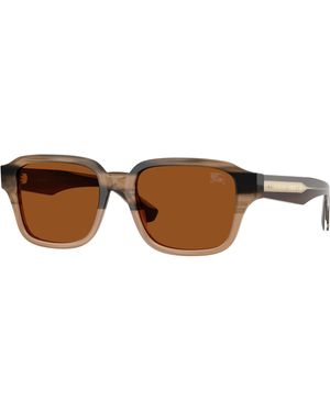 Burberry Be4484 420773 Sunglasses Acetate Squared Normal - Black