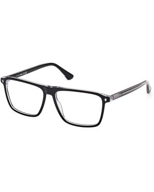 Web We5442 001 Optical Frames Acetate Squared Normal - Black