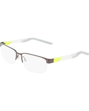 Nike 8184 070 Optical Frames Metal Squared Normal - Black