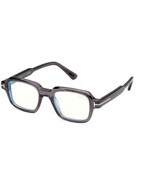 Tom Ford Ft6123-B 020 Optical Frames Acetate Geometric Normal - Black