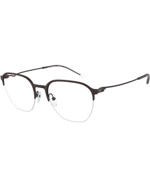 Emporio Armani Ea1160 3380 Optical Frames Metal Transparent Pantos Normal - Black