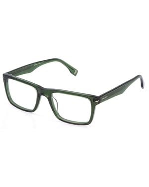 Police Vplq64 Champ 11 0M26 Optical Frames Acetate Squared - Black