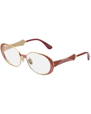 Marni Vcg Tarassqa Optical Frames Metal Round - Black