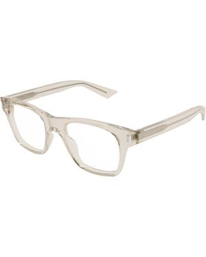 Saint Laurent Sl 875 Opt 004 Optical Frames Acetate Transparent Squared - Black