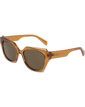 Liu Jo Lj809S 200 Sunglasses Bio-Inject Marrone Squared Normal - Black