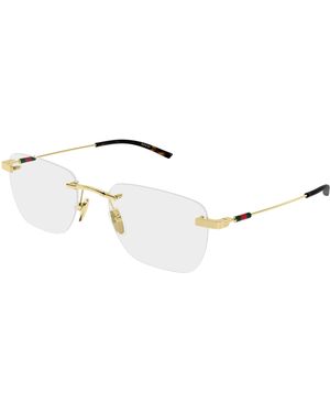 Gucci Gg2099O 002 Optical Frames Metal Transparent Squared - Black
