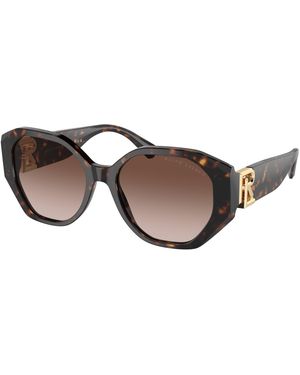 Ralph Lauren Rl8220 The Juliette 500313 Sunglasses Acetate Butterfly Normal Shaded - Black