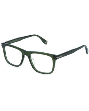 Police Vplr62 Grind 4 06W5 Optical Frames Acetate Squared - Black