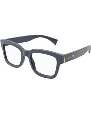 Gucci Gg1138O 005 Optical Frames Injected Transparent Squared - Black