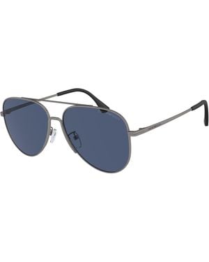 Emporio Armani Ea2149D 300380 Sunglasses Metal Pilot Normal - Black