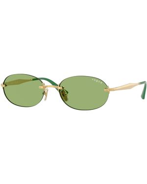 Vogue Eyewear Vo4342S 280/2 Sunglasses Metal Round Normal - Green
