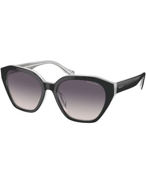 Ralph Lauren Ra5315U 606636 Sunglasses Acetate Cat Eye Normal Shaded - Black