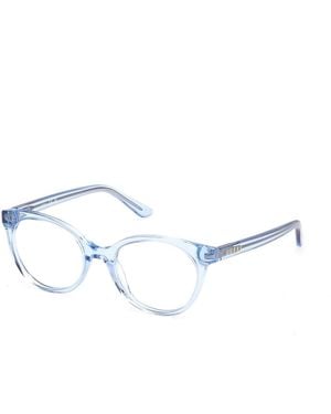 Guess Gu50267 90 Optical Frames Acetate Round Normal - Black