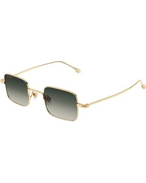 Gucci Gg1813S 008 Sunglasses Metal Squared - Black
