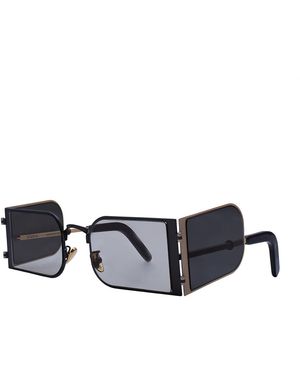 Amen Reverse A23S06 Outlet Sunglasses Metal Squared - Black