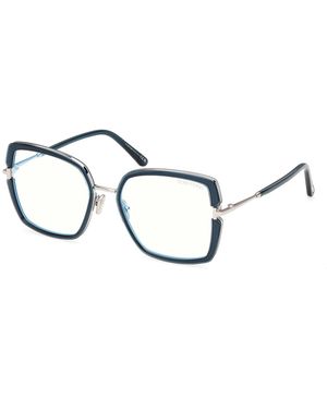 Tom Ford Ft5985-B 90 Optical Frames Injected Squared Normal - Black