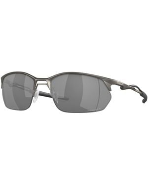 Oakley Oo4145 Wire Tap 2.0 414502 Sunglasses Metal Squared Normal Prizm - Black