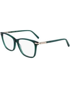 Ferragamo Sf3013 317 Optical Frames Acetate Squared Normal - Black