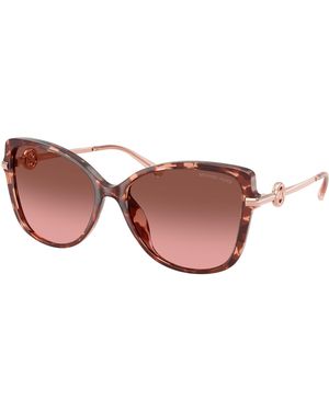 Michael Kors Mk2290U Athens 391311 Sunglasses Injected Butterfly Normal Nuanced - Black
