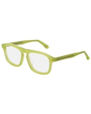 Retrosuperfuture Qj6 Numero 123 Lime Optical Frames Acetate Squared - Black