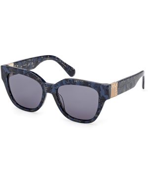 MAX&Co. Mo0138 92V Sunglasses Acetate Squared Normal - Black