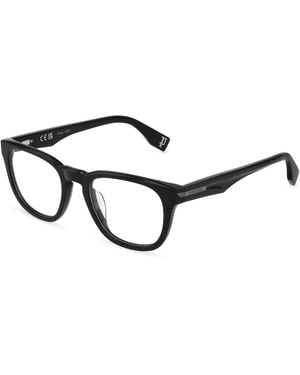 Police Vplu56 Nerve 3 700 Optical Frames Acetate Squared - Black