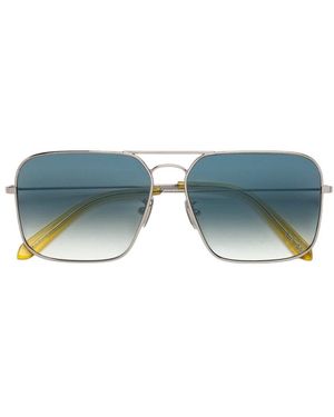 Retrosuperfuture Md3 Iggy 2.0 Fadeism Azure Sunglasses Metal Squared Normal - Blue