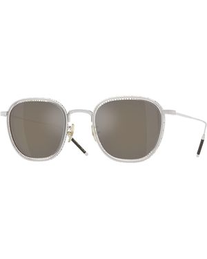 Oliver Peoples Ov1321St Tk-9 Sun 527639 Sunglasses Titanium Squared Normal - Black