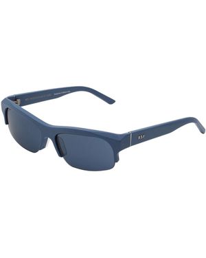 Retrosuperfuture Y3Q Scatto Dusty Sunglasses Acetate Geometric Normal - Black