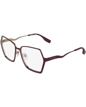 KARL LAGERFELD Kl368 265 Optical Frames Metal Squared Normal - Black