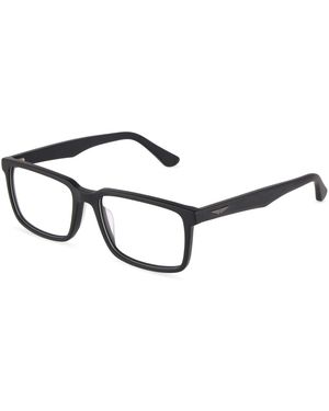 Police Vpln17 Origins Lite 22 703 Optical Frames Acetate Squared - Black